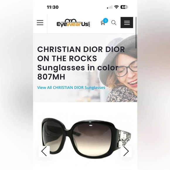 Dior on rocks glassesses main image 5